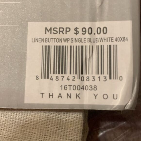 Elegant Two-Tone Sheer Curtain Panel (ONE PANEL) - Picture 9 of 10